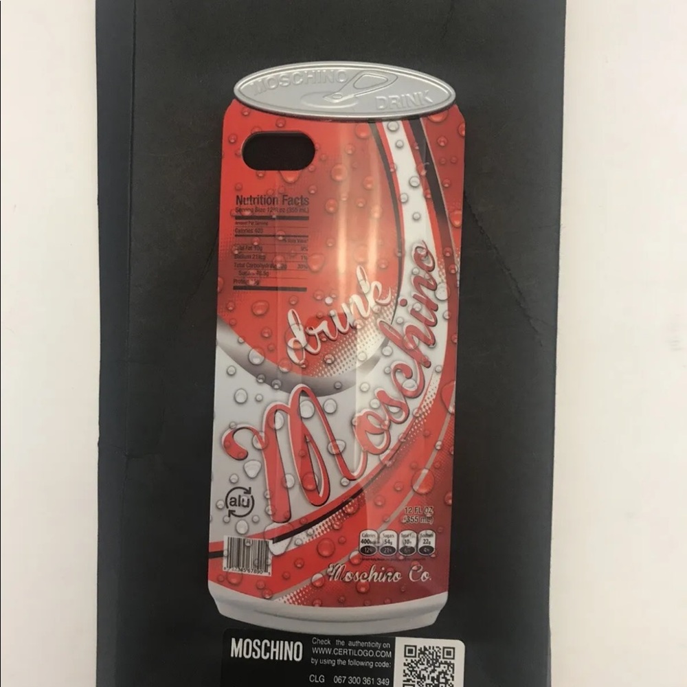 Moschino Drink  Apple iPhone 5/5S Case With Box